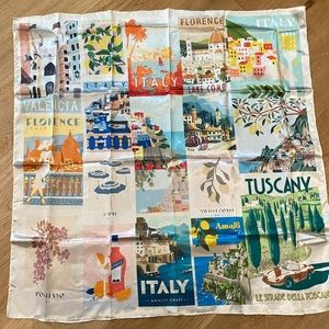 LA/TC Destinations Scarf Italy Multicolor